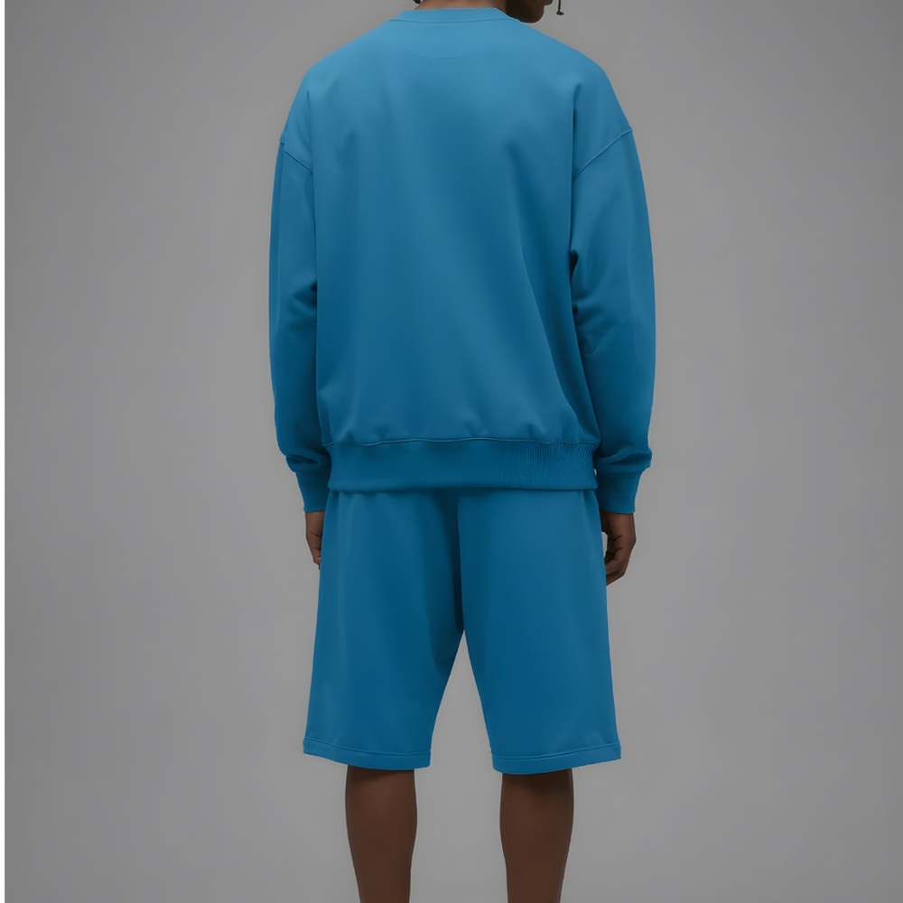 Fashion Nova Blue Sweatshirt - Picture 2 of 2